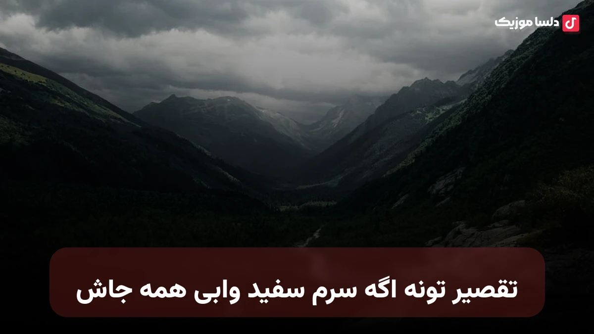 تقصیر تونه اگه سرم سفید وابی همه جاش